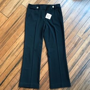 NWT Anne Klein trouser black volume pants